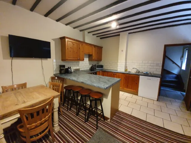 Lounge and kitchen